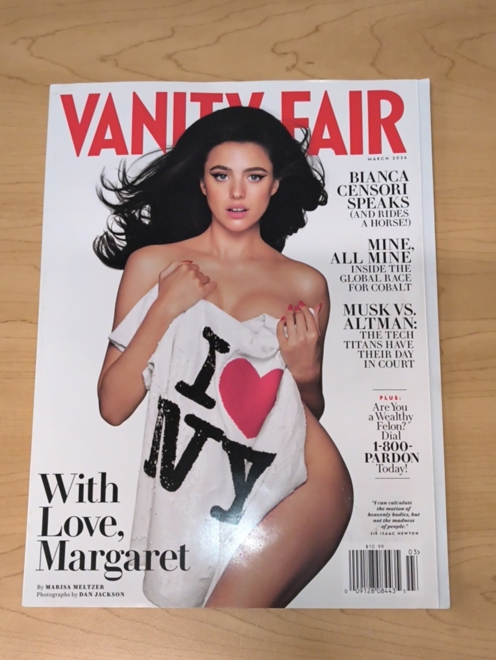 Vanity Fair Magazine March, 2026 - Margaret Qualley